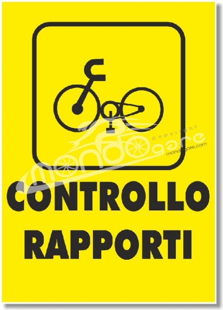 cartello controllo rapporti gara ciclistica ciclismo podismo 