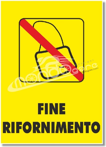 cartello fine rifornimento licenze gara ciclistica ciclismo podismo 